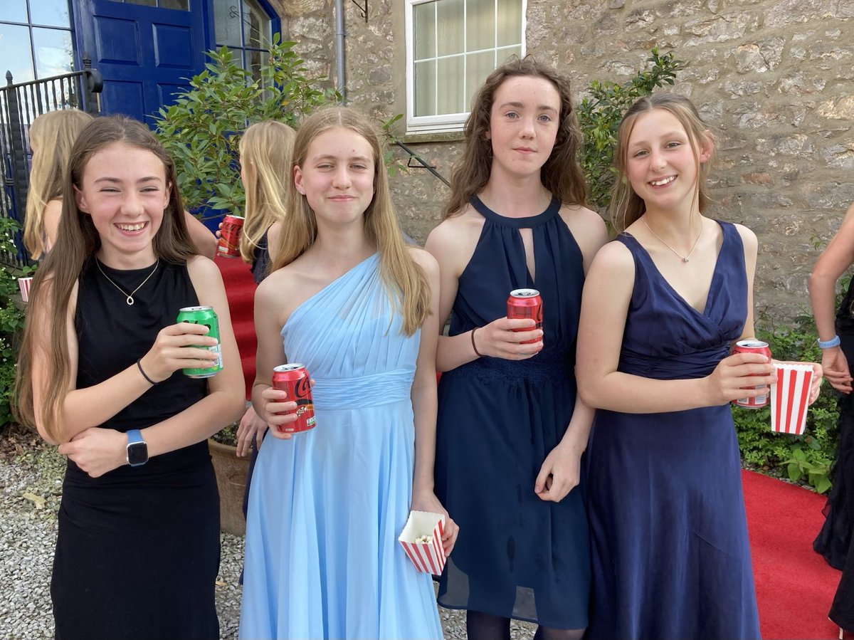 What an evening… the red carpet was out for Y8. They look stunning and their performances in the films were fantastic. Many congratulations. #ambition #creativity