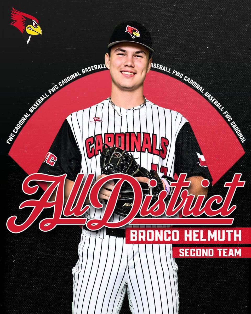 ⚾️Bronco Helmuth - Second Team All-District