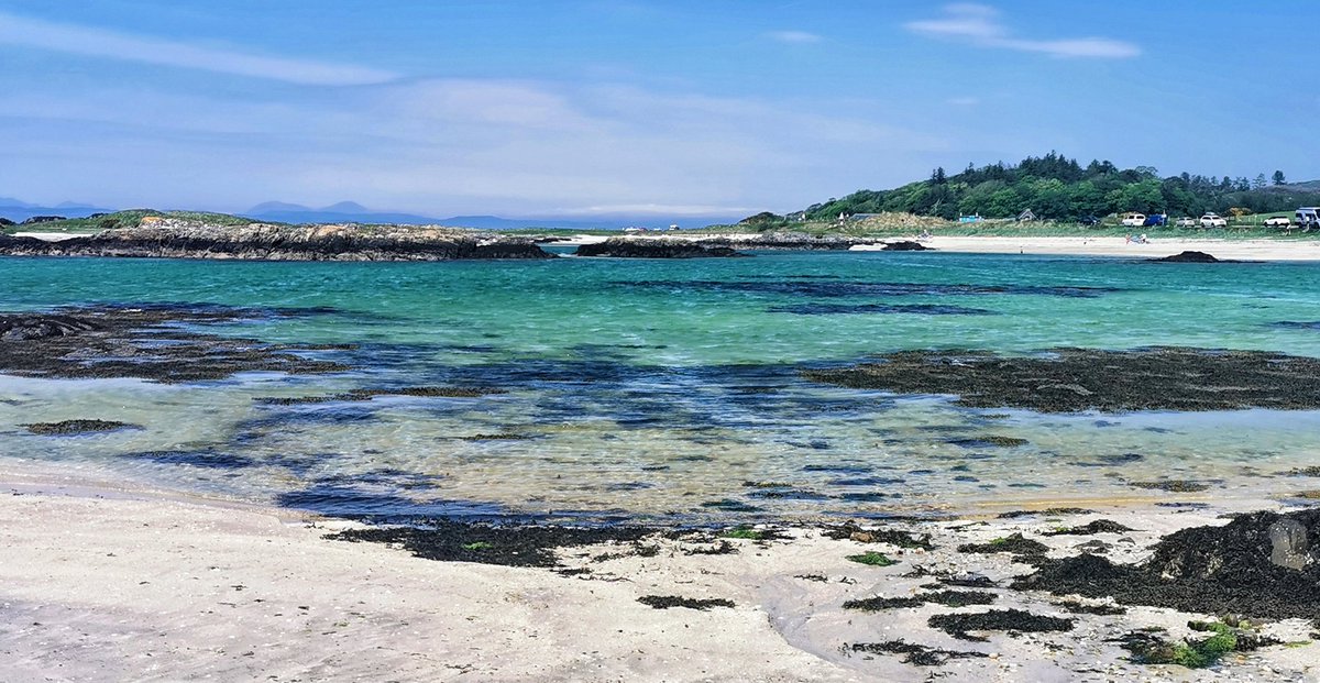 Another pic of stunning Arisaig - those colours! #visitscotland