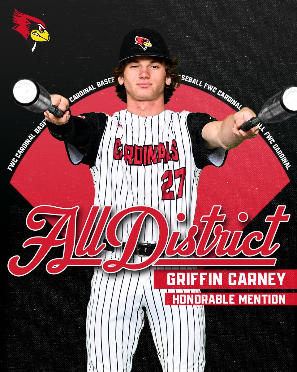⚾️Griffin Carney - Honorable Mention All-District