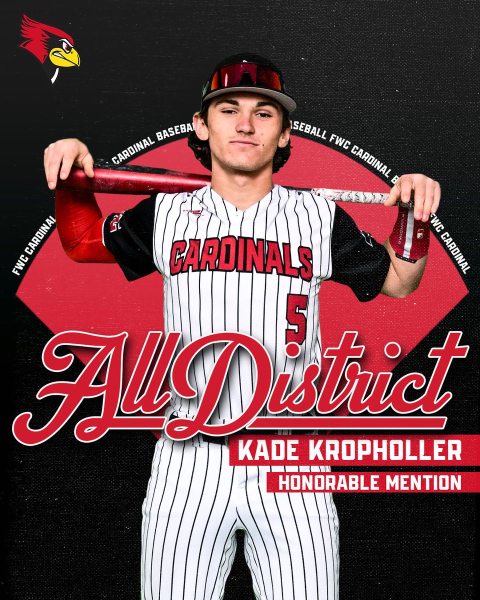 ⚾️Kade Kropholler - Honorable Mention All-District
