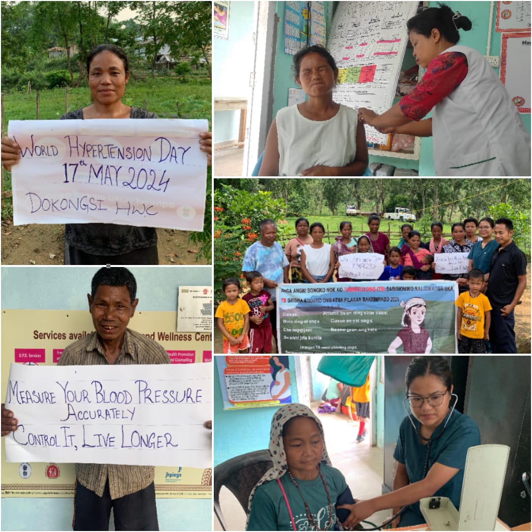 Meghalaya marks #WorldHypertensionDay by raising awareness on hypertension and diet, plus offering oral screenings, ANC checkups, and promoting safe deliveries. Stay informed, stay healthy!