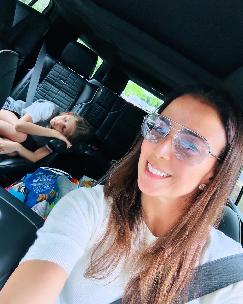 Let the weekend adventures begin… with the quietest car ride EVER!! #momgoals