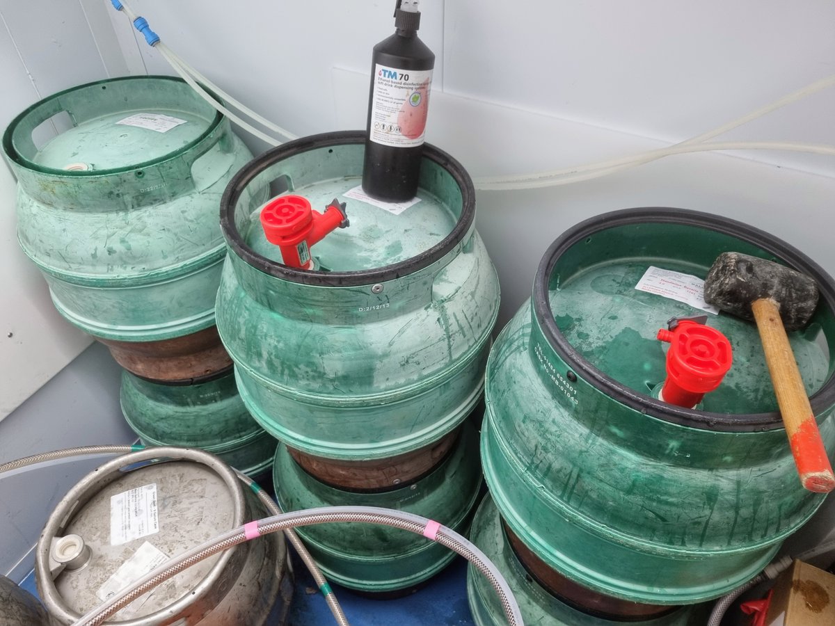 Just in time for #Cambridge #BeerFestival week our @Mallinsons cask residency will start! (And TBH we like their stuff so much they might just end up moving in permanently.) We'll pick a first one to go on by Monday alongside our cask mild and Green Devil lines.