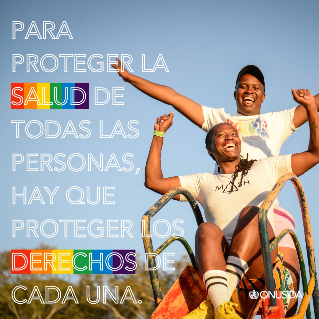 Defender los derechos humanos de todas las personas es crucial para garantizar el acceso a la prevención, las pruebas, el tratamiento y la atención del VIH. #LGBTIQ+ #IDAHOBIT2024 #AliadosEnAcción #RightsEqualsHealth #DerechosIgualSalud @UnaidsLac @UNAIDS