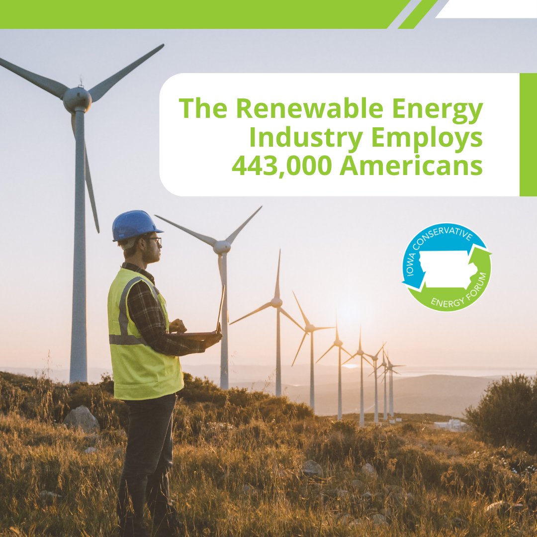 The renewable energy sector employs 443,000 Americans nationwide, with growing job opportunities. It's not just about generating power; it's about empowering our workforce and boosting economic prosperity. cleanpower.org/resources/clea…