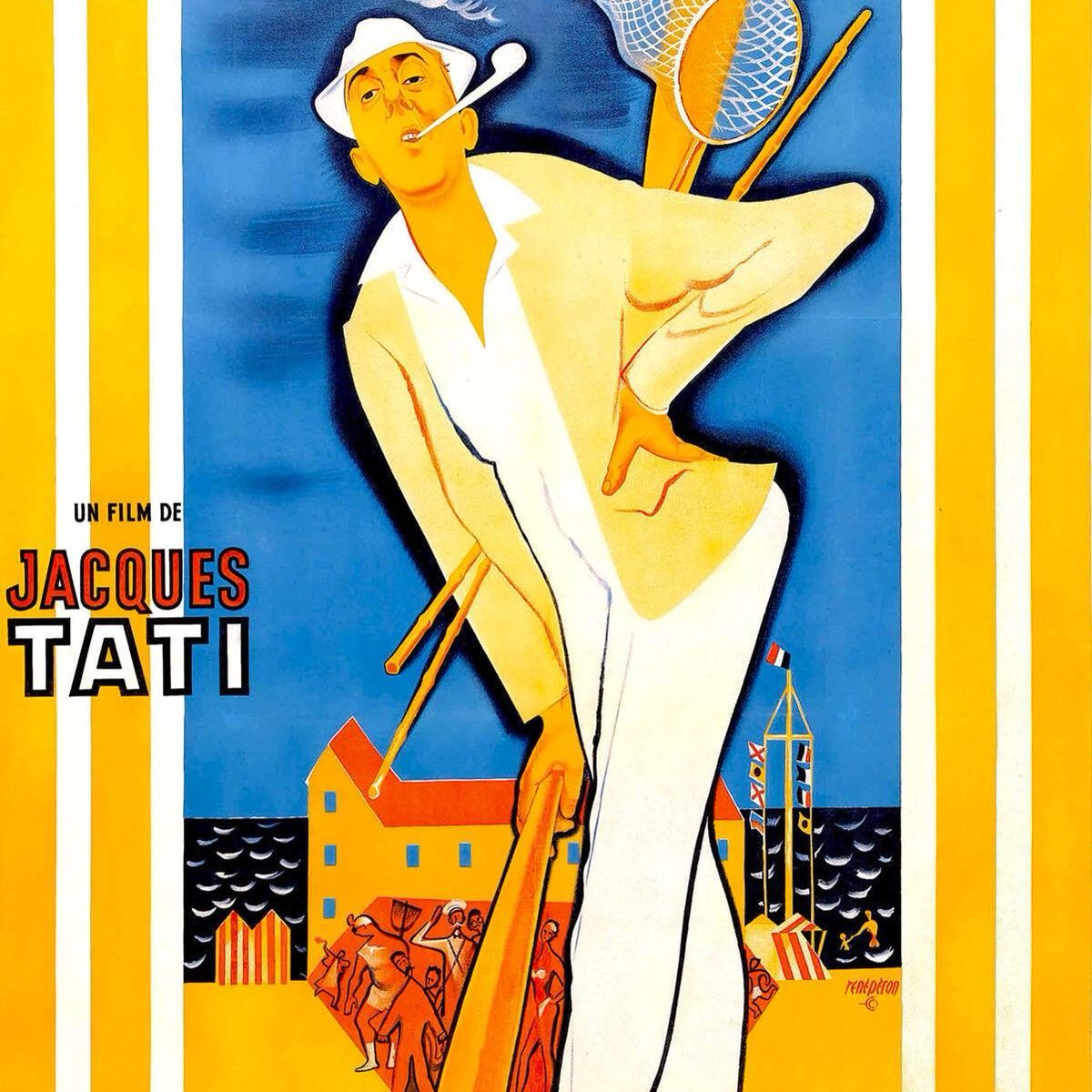 A Jacques Tati comedy classic in 35mm! MONSIEUR HULOT'S HOLIDAY (1953) screens this Saturday & Sunday, May 18th & 19th, at 2:00pm.