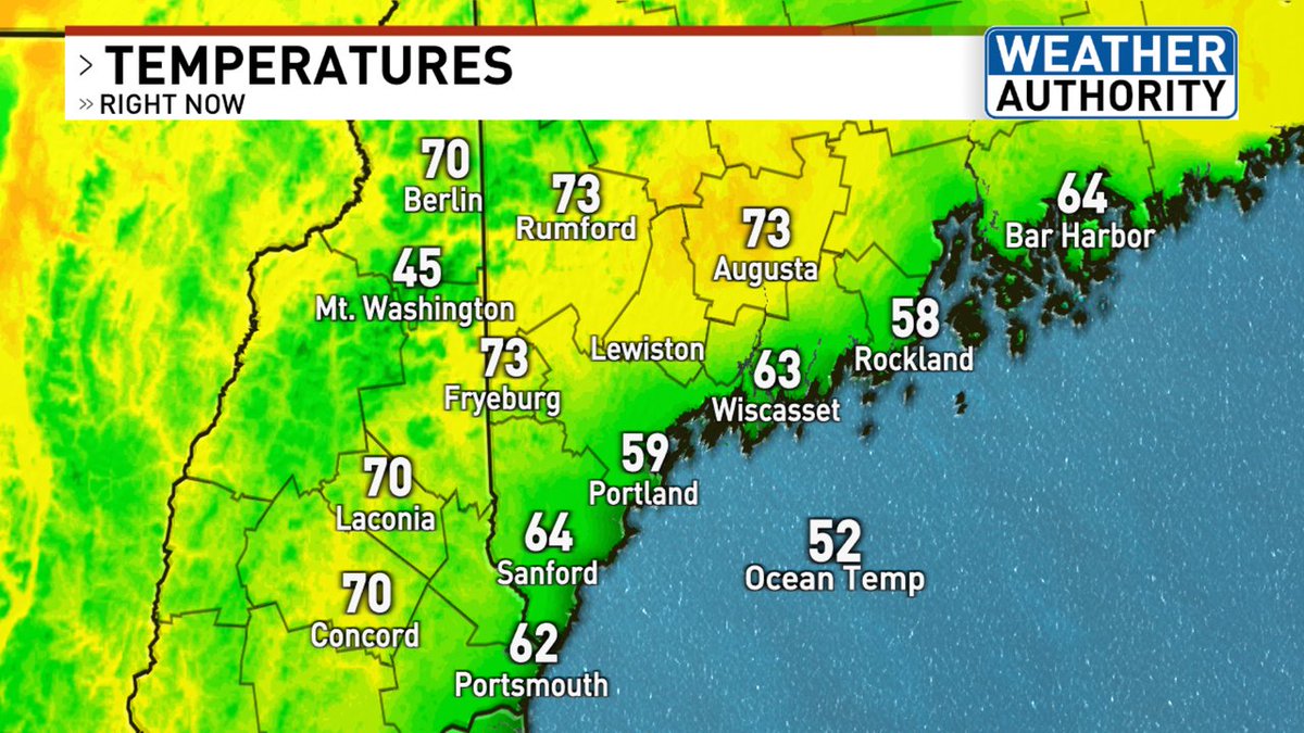 Here is a look at your 5 o'clock local temperatures! #mewx