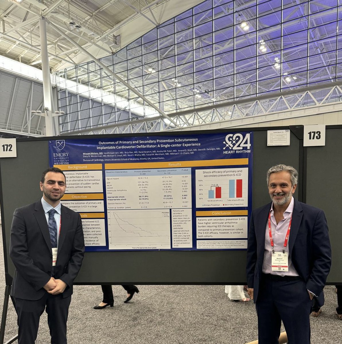 Wissam Mekary (@wissam_mekary) on Twitter photo Delighted to have attended my first <a href="/HRSonline/">Heart Rhythm Society</a> meeting in Boston. We presented our work on the outcomes of primary and secondary prevention S-ICDs, and Leadless Pacemaker extraction.
Thank you <a href="/melchami99/">Mikhael El-Chami</a> <a href="/FaisalMMerchant/">Faisal Merchant</a> for your constant support.
#HRS2024 #EPeeps Delighted to have attended my first <a href="/HRSonline/">Heart Rhythm Society</a> meeting in Boston. We presented our work on the outcomes of primary and secondary prevention S-ICDs, and Leadless Pacemaker extraction.
Thank you <a href="/melchami99/">Mikhael El-Chami</a> <a href="/FaisalMMerchant/">Faisal Merchant</a> for your constant support.
#HRS2024 #EPeeps