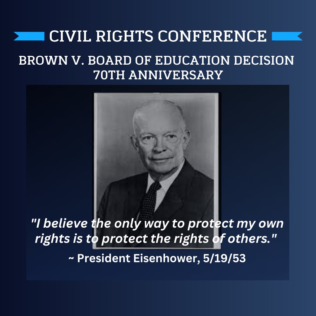 #SaveTheDate: June 24-28 the @USNatArchives & @NatlParkService are collaborating to host a #CivilRights conference. This event is a commemoration of the #BrownvBoard of Education Supreme Court decision & an overarching civil rights discussion.