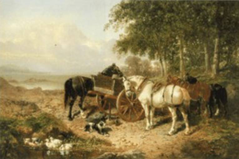 #FindArtFriday: This week’s art from the #FBI’s National Stolen Art File is  “Country Road” by John Frederick Herring Jr. (Ref. No. 00753).

If you have information on art from the NSAF, use the FBI tip line to report it. Visit artcrimes.fbi.gov or the NSAF app for more.