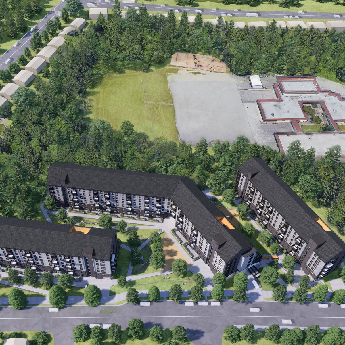 #NewsRelease: 328 below-market rental homes are coming to Port Moody.

The Creek will provide families and seniors with more homes within their reach so they can thrive in their community.

Learn more: news.bchousing.org/more-than-325-…

#PortMoody