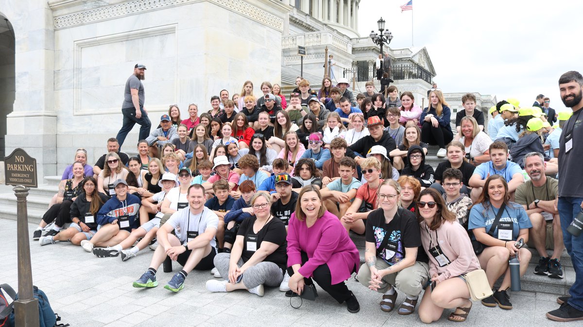 The best part of my Friday morning: Speaking with 8th grade students from Fowlerville Middle School on their D.C. trip! They came ready with some serious questions, and I can’t wait to see what amazing things they do.