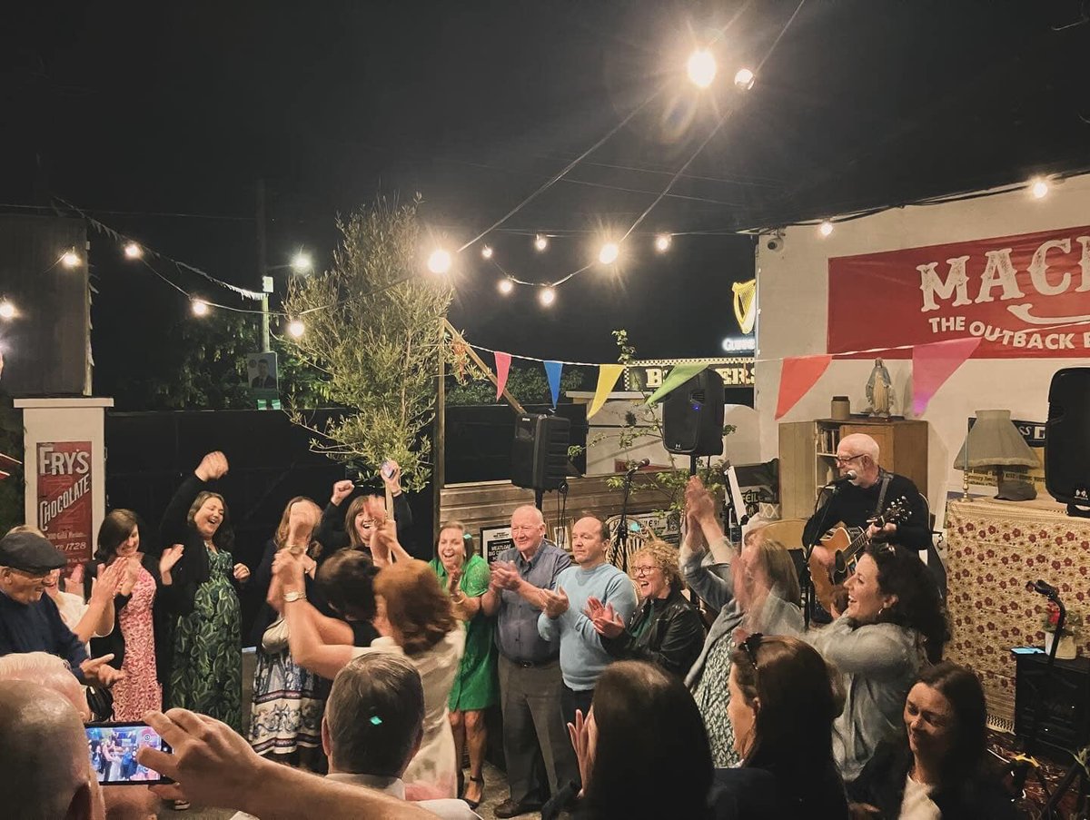 Amazing evening in Gathabawn, launching Orla Mackey's fabulous debut novel #Mouthing There were approximately a million people in attendance, a chip van and some outdoor dancing. Everything you could ask for in a book launch and a bit more besides. Very proud NMP mentor.