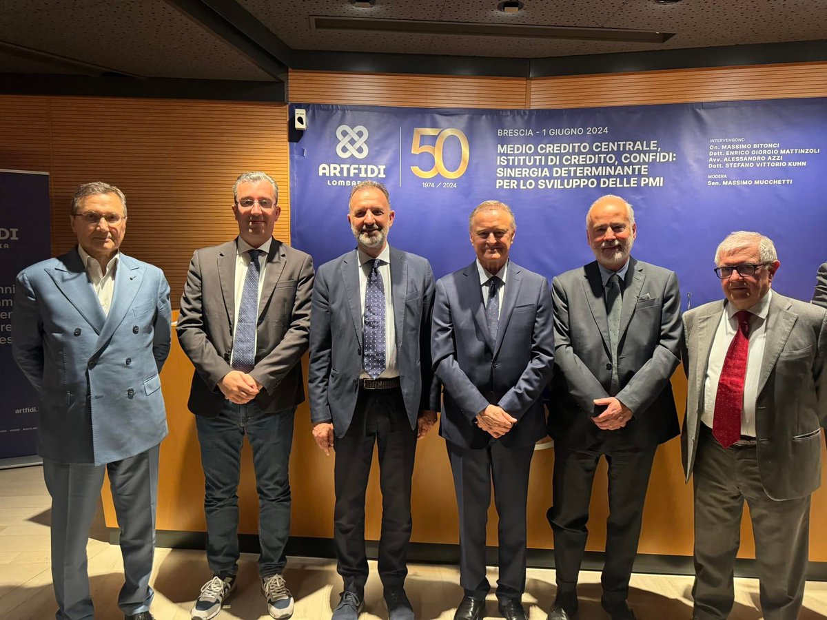 massimobitonci's tweet image. 🔵 Brescia - Se non c’è la garanzia da parte dello Stato (Fondo Garanzia Pmi), diventa assai difficile per il sistema bancario erogare credito alle pmi ed il ruolo dei #confidi è fondamentale per le garanzie alle microimprese. 

Ora al convegno di Artfidi Lombardia “Medio Credito