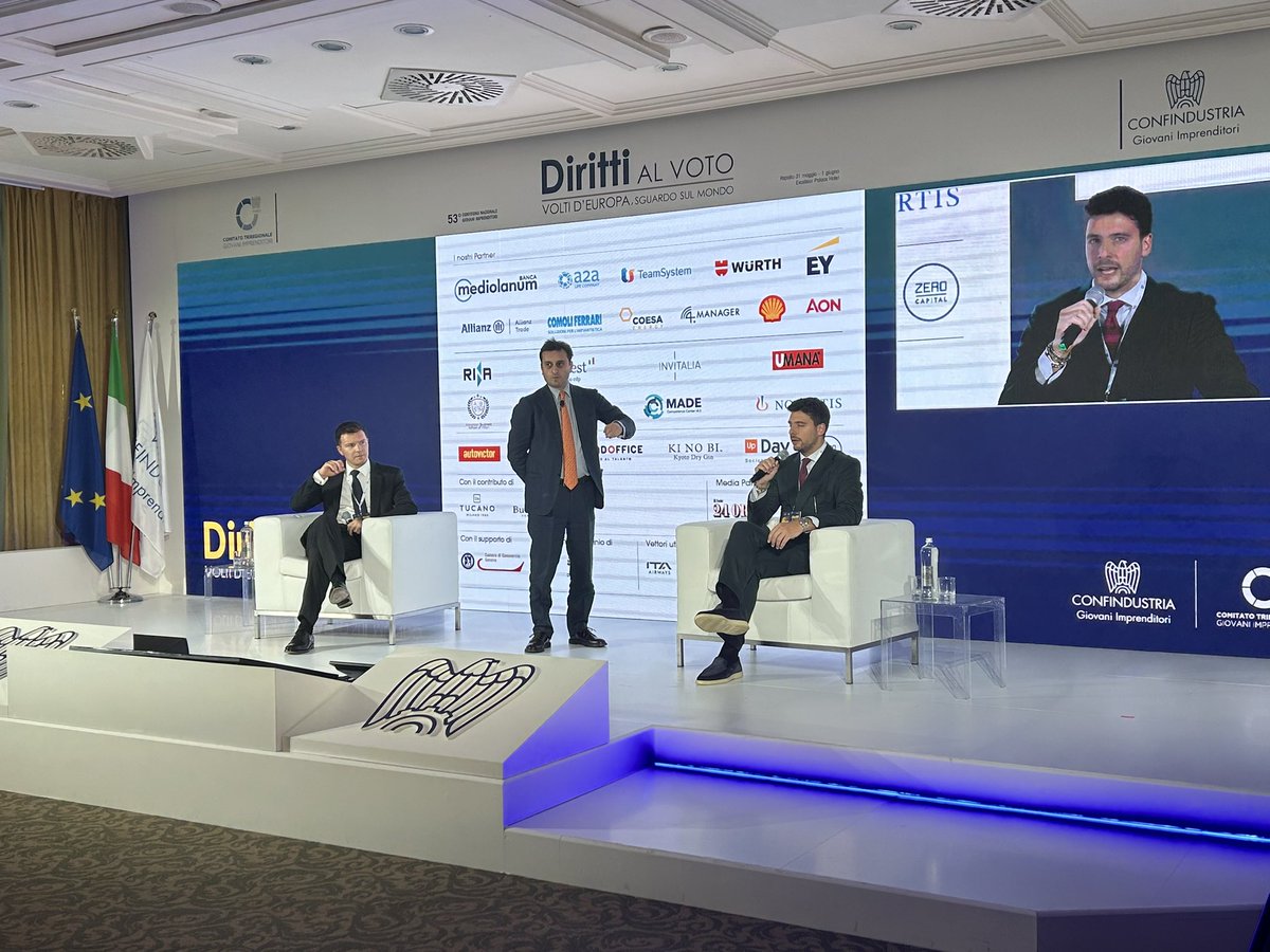 La transizione ecologica è un obiettivo non più modificabile ma in quale contesto le imprese in Italia e in Europa riescono a portarlo avanti?

Lo chiediamo a Gianluca Formenti AD <a href="/Shell/">Shell</a> Energy Italia e Federico Sandrone, AD <a href="/Coesa_Energy/">Coesa Srl</a> #Rapallo2024