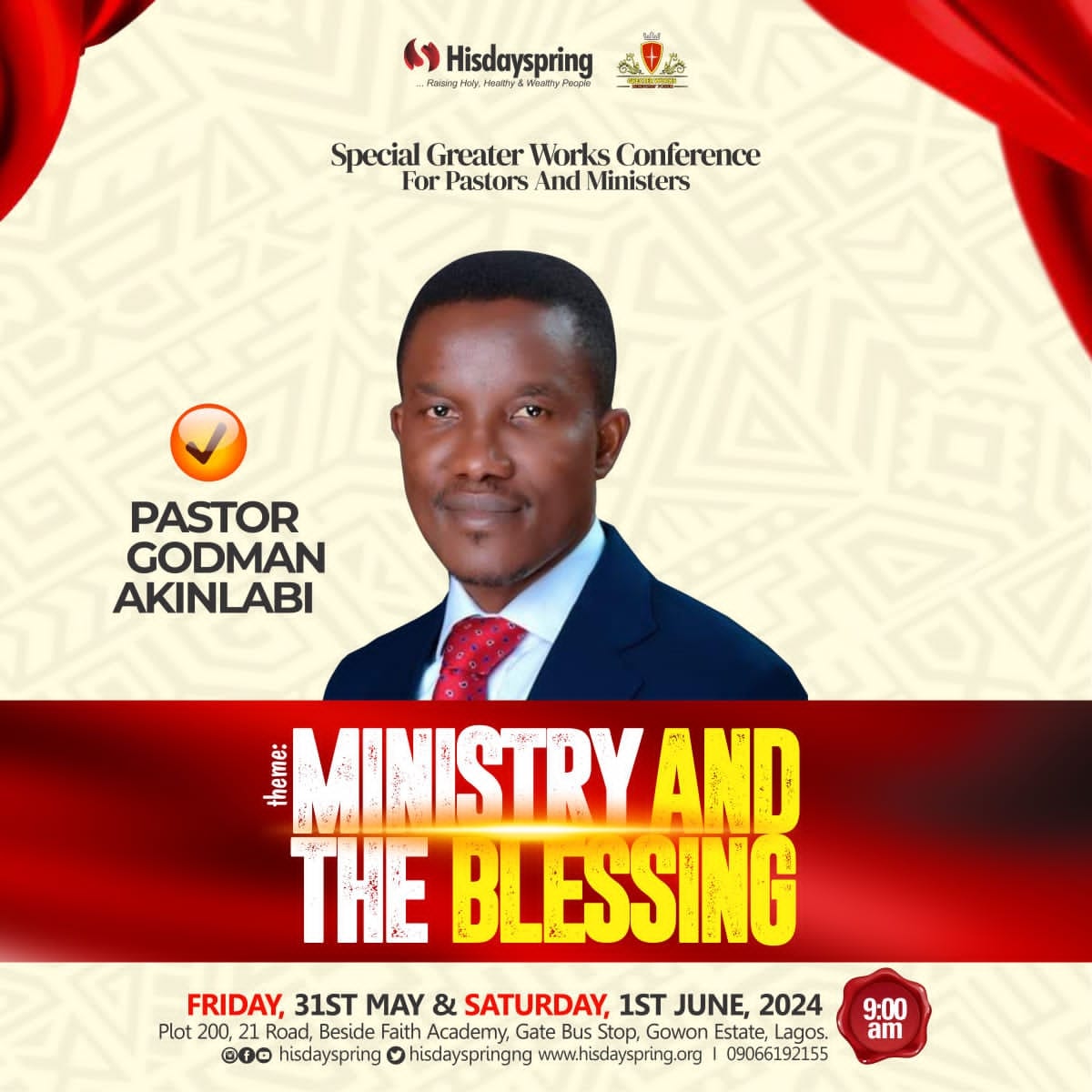 pastorblessingo's tweet photo. UP NOW!

Pastor Goodman Akinlabi, the Co-Global Lead Pastor of the Elevation Church, is committed to making greatness common. 

He is a visionary leader who believe in the power of service. 
.
We are expecting you. https://t.co/wczXl2Z24D
