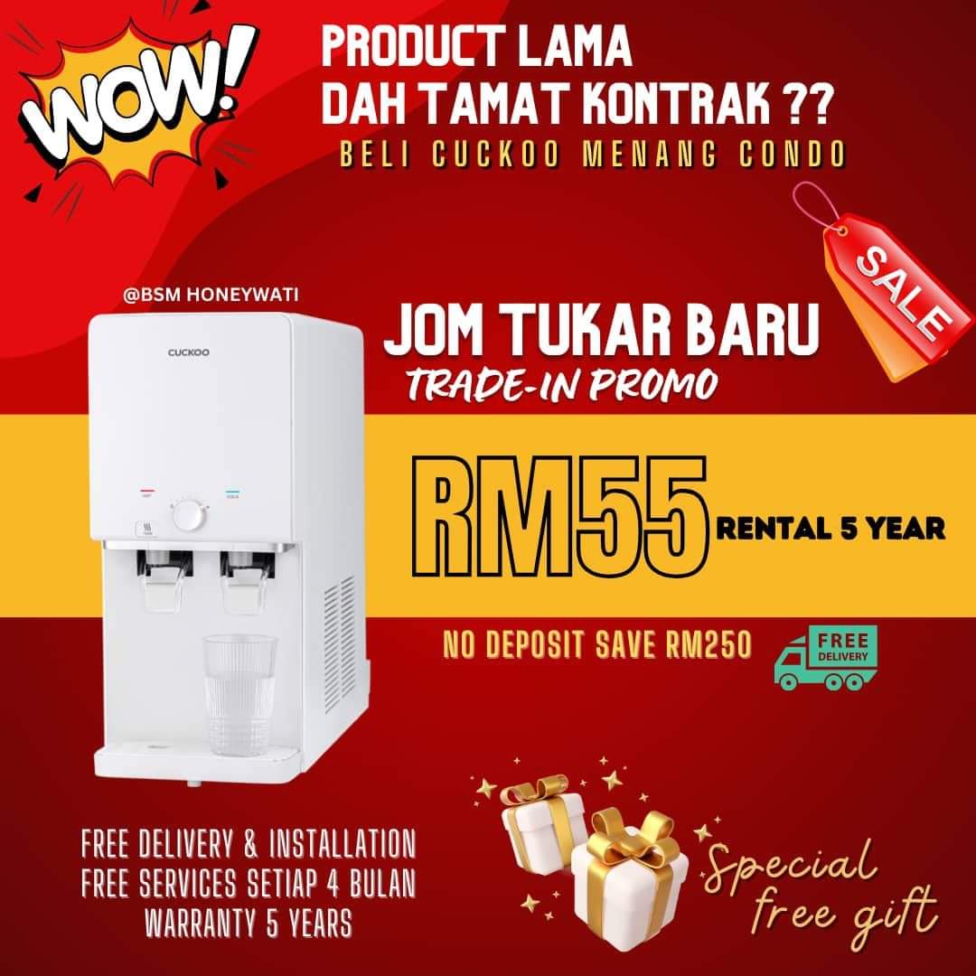adhamfansury's tweet photo. Trade in Penapis Air Cuckoo yang lama sekarang (apa2 model) kepada KINGTOP 2.0 dgn hanya RM55/bulan utk 5 tahun. Contact saya di 011-36641047 😊 https://t.co/SbsSjWpzYD