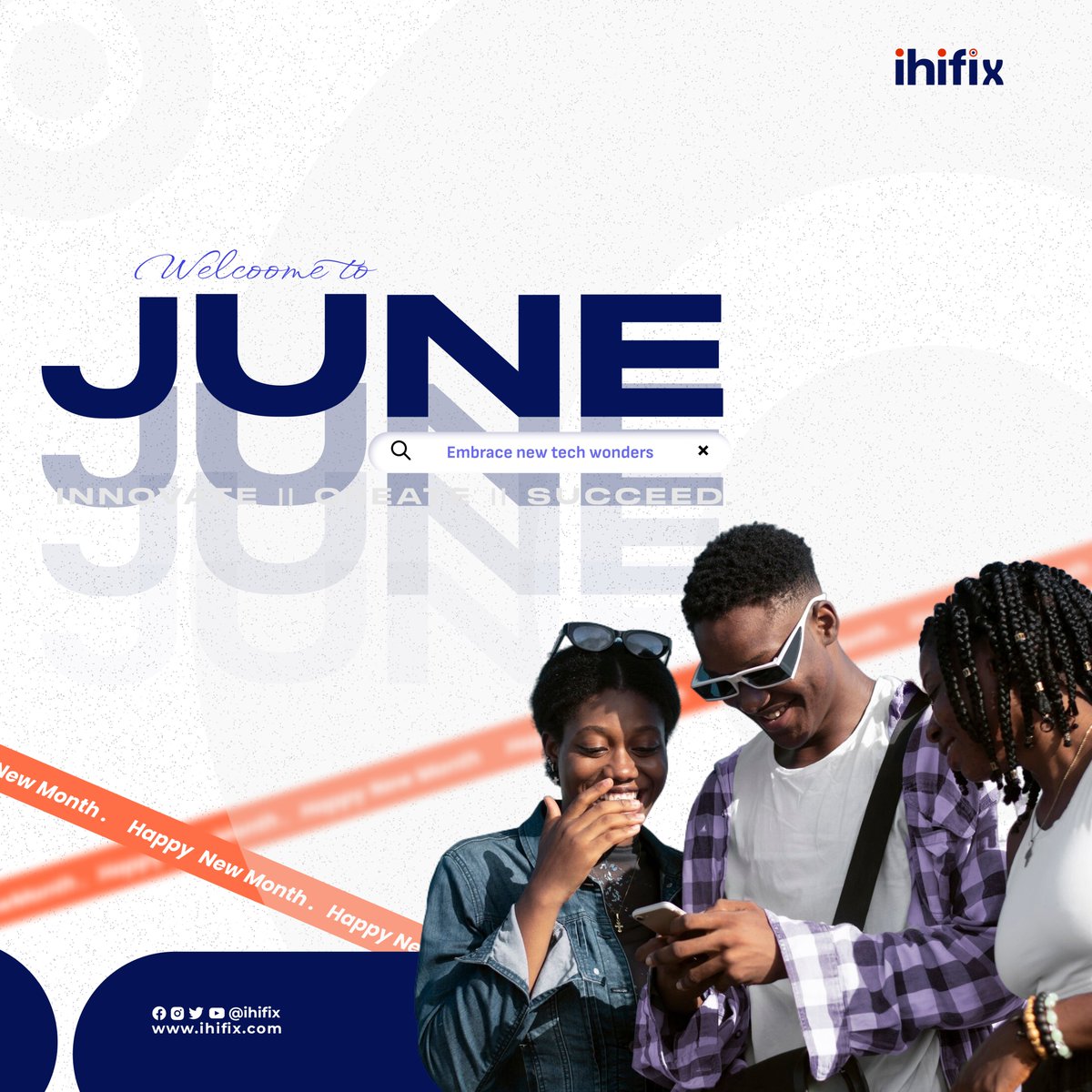 ihifix's tweet image. Happy June!

Welcome to a month of tech innovation and new digital adventures!

Make every moment count and embrace the exciting opportunities our tech courses bring.

Cheers to a learning-packed June!

#newmonth #learnatechskill #TechSkills #techskill #TechEmpowerment