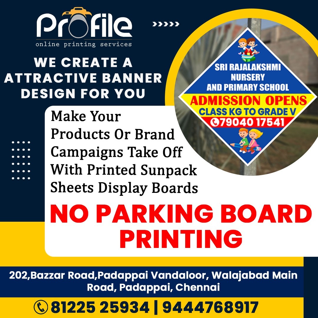 For Contact: 📷
81225 25934
94447 68917
#Profileprinters #onlineprintingservices #bestprice #noparkingboard #sunpack #printing #design #print #graphicdesign #branding #digitalprinting #smallbusiness #directmanufacturerprice #allovertamilnadu