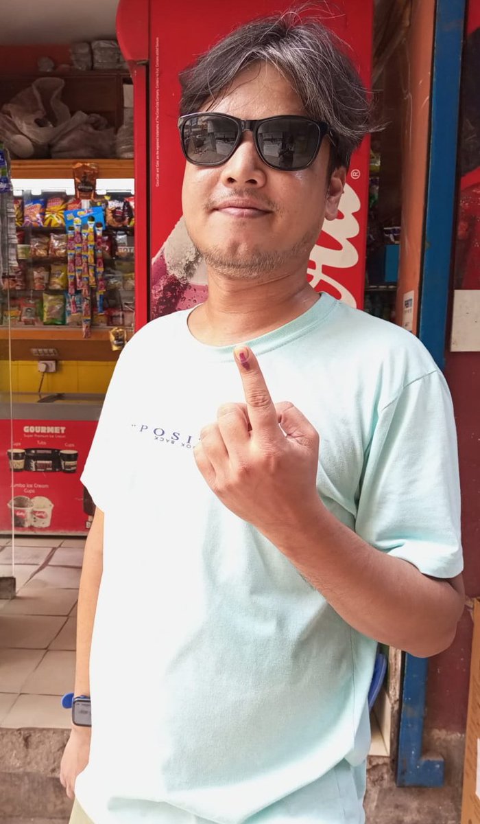 djtanx's tweet photo. #votefirst  #lokbasabhaelections2024 https://t.co/6OSbXjQpiM