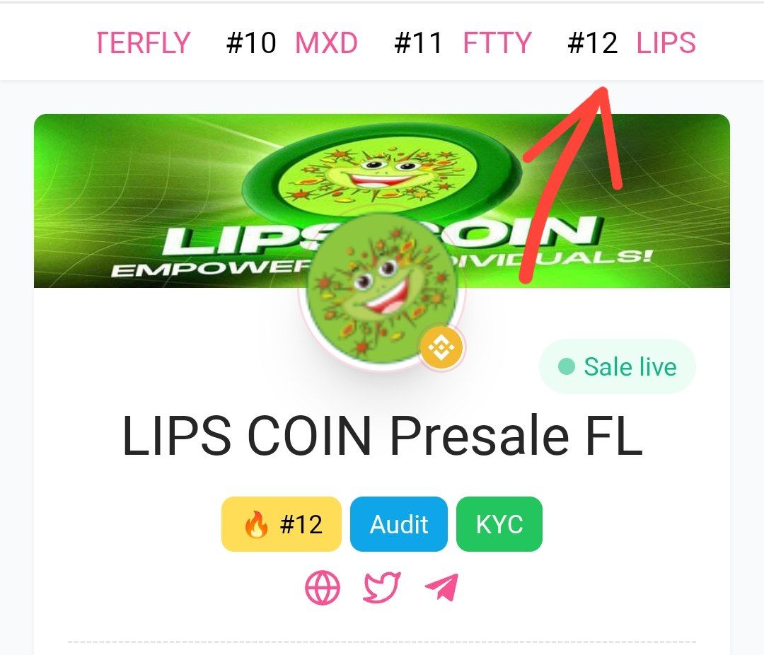 Lips Coin | Presale Soon tweet media