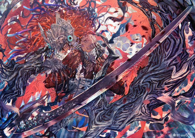 「holding sword sword」 illustration images(Latest)