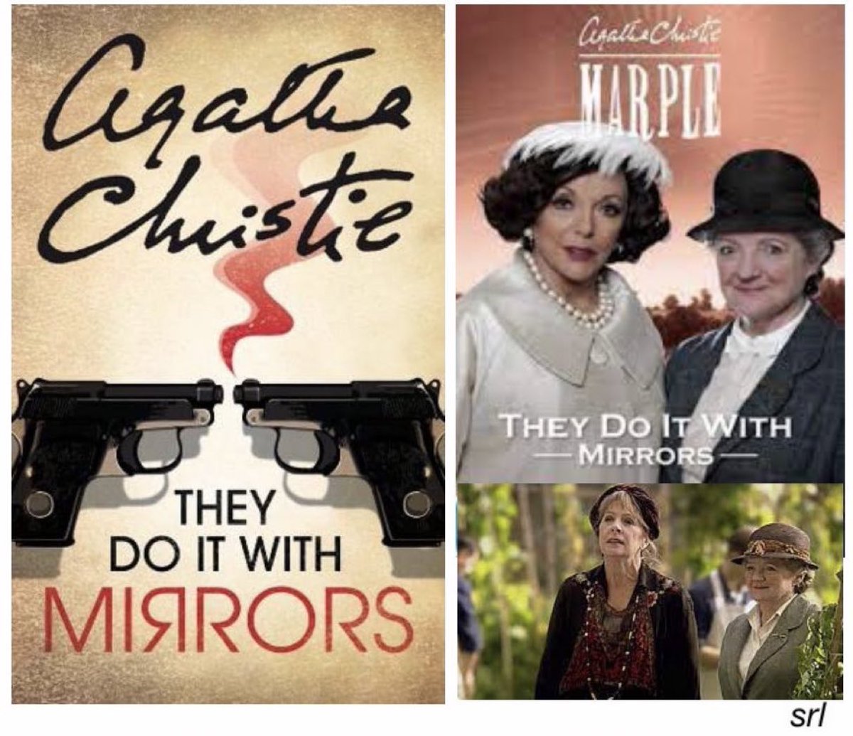 5pm TODAY on #ITV3 From 2010, s4 Ep 3 (of 4) of “Agatha Christie’s Marple” “They Do It With Mirrors” directed by #AndyWilson & written by #PaulRutman Based on #AgathaChristie’s 1952 novel📖 🌟#JuliaMcKenzie as #MissMarple #JoanCollins #BrianCox #PenelopeWilton