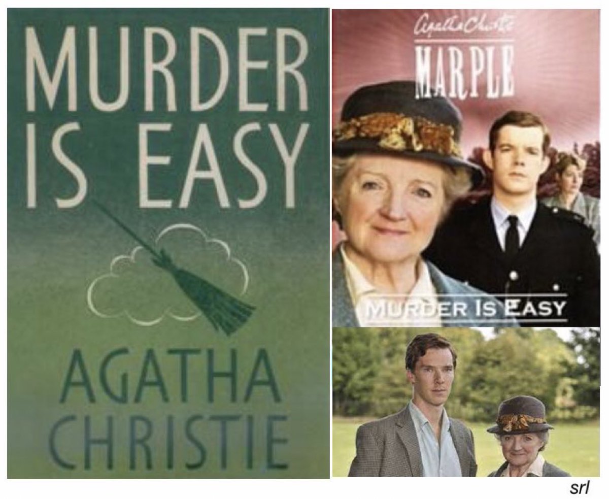 3pm TODAY on #ITV3 From 2009, s4 Ep2 (of 4) of📺 “Agatha Christie’s Marple” “Murder Is Easy” directed by #HettieMacdonald & written by #StephenChurchett Based on #AgathaChristie’s 1939 novel📖 🌟#JuliaMcKenzie as #MissMarple #StevePemberton #SylviaSyms #BenedictCumberbatch