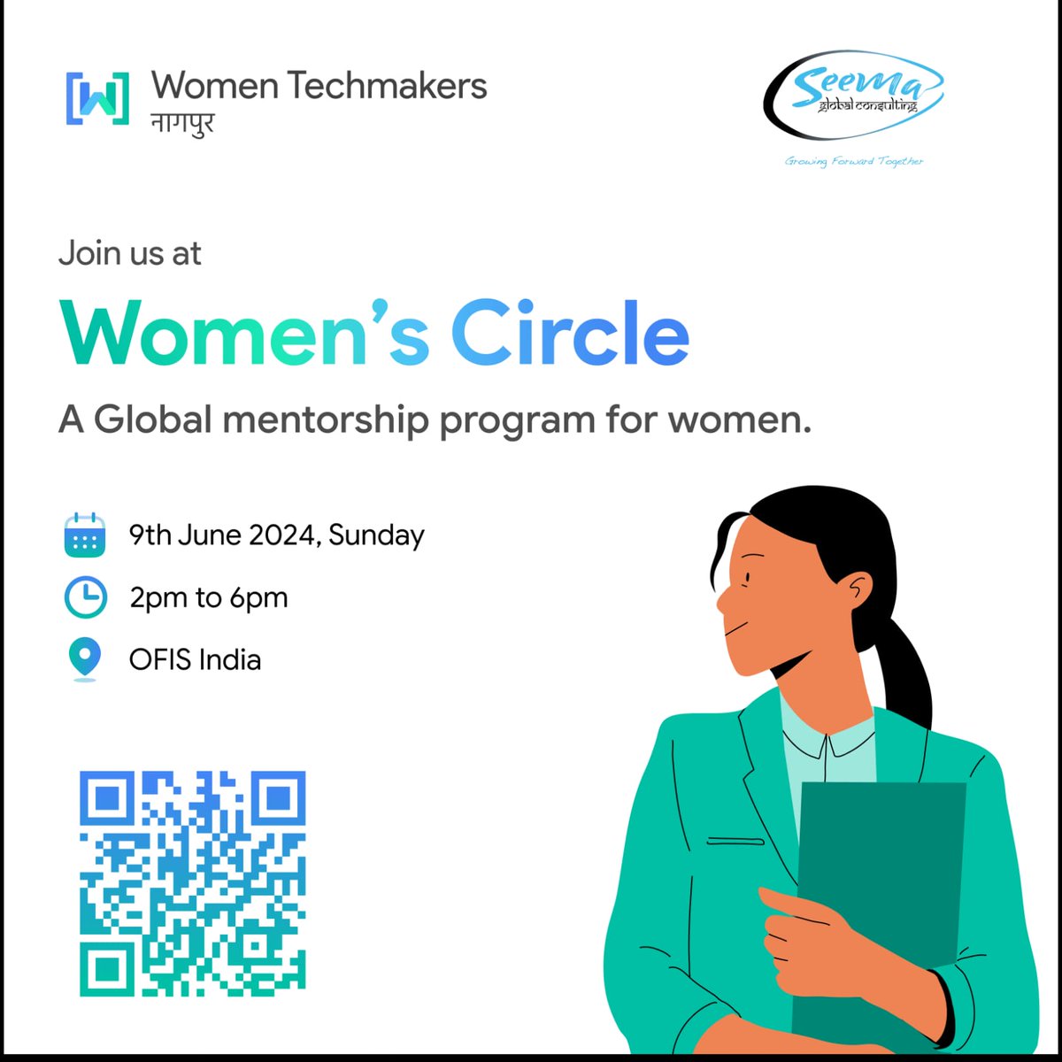 🎉 Exciting News! 🎉 

WTM Nagpur &amp; Seema Global Consulting present "Women's Circle" – an empowering event for women, by women!

🗓️ 9th June 2024  
🕒 1 PM  
📍 OFIS India
🔗 bit.ly/WomensCircleEv…

Join us for an afternoon of growth with our mentorship program.Register Now !!!