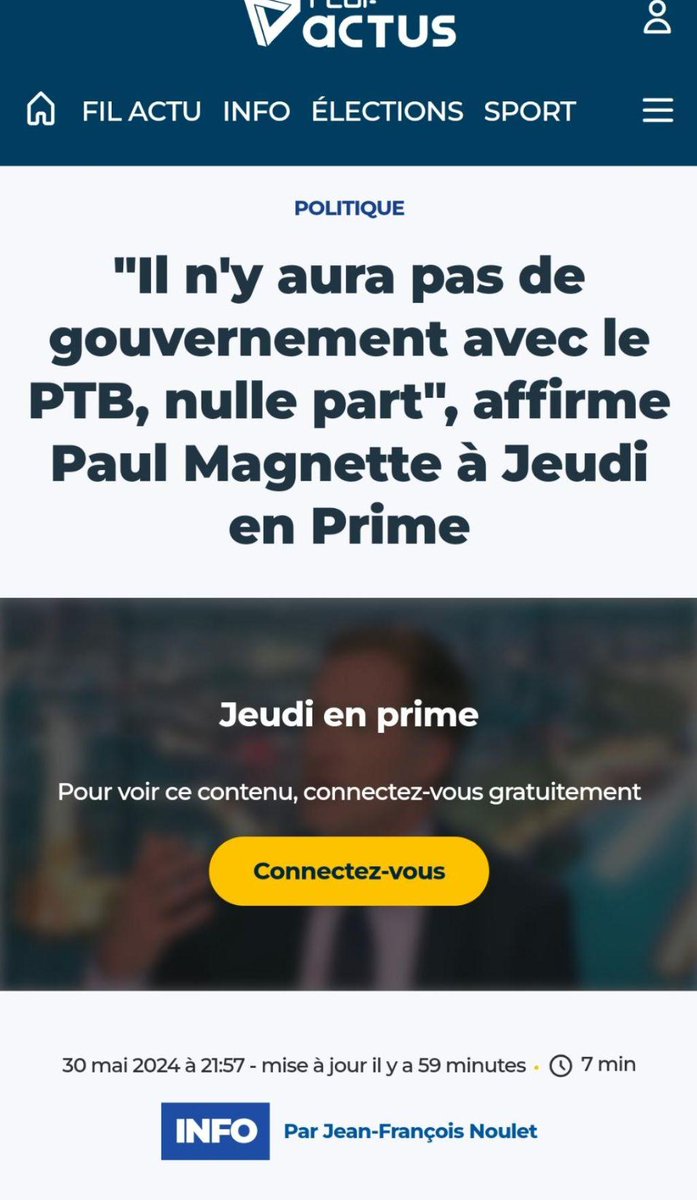 En fermant la porte à la gauche de rupture, le PS maintient au pouvoir la droite. Le 9 juin, on doit tout faire pour rendre le PTB incontournable et proposer une alternative sociale à la droite de <a href="/GLBouchez/">Georges-L BOUCHEZ</a>.
