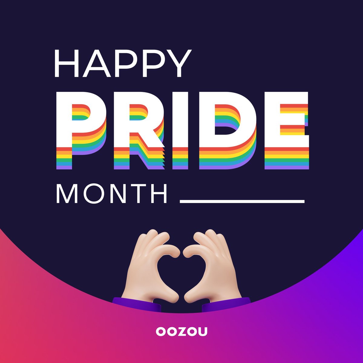 Happy Pride Month 2024! 🏳‍🌈 🙆‍♀️ 

At OOZOU, diversity plays a vital role in shaping our identity.

We strive to create a positive work environment where people can be themselves authentically. 🫶 

#pride #pride2024 #pridemonth #celebratepride #inclusivity #positiveworkplace