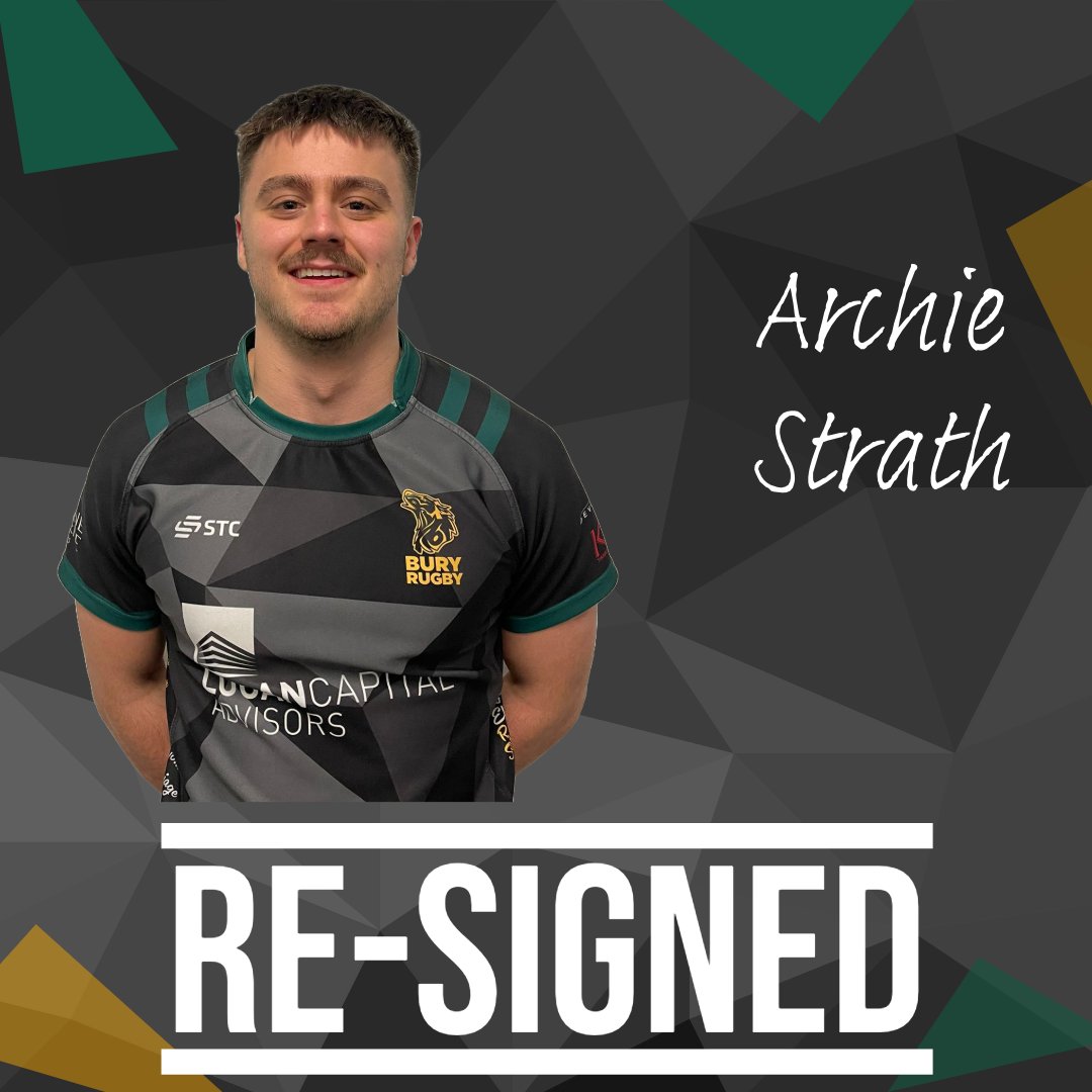 As we look towards the start of the 2024/25 season, Bury Rugby are pleased to announce the re-signing of a number of Haberden favourites for next season. Next up, Archie Strath #Rugby #Nat2E #CommunityFirst #OneClub #morethanjustarugbyclub #BSERugby