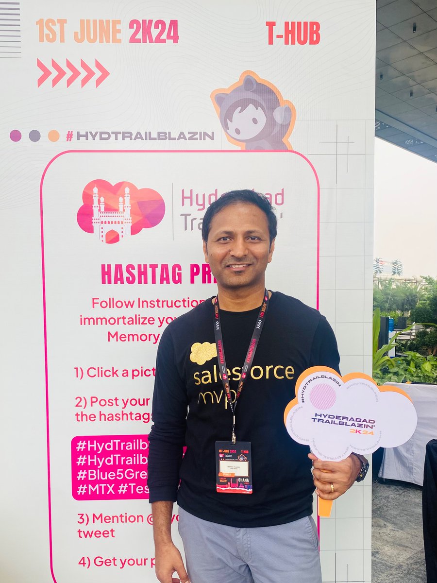 Manish Thaduri (@sfdcfanboy) on Twitter photo #hydtrailblazin #hydtrailblazinquest #megnity #blue5green #innovar #accellor #mtx #testsigma <a href="/HydTrailblazin/">Hyderabad Trailblazin'</a> #hydtrailblazin #hydtrailblazinquest #megnity #blue5green #innovar #accellor #mtx #testsigma <a href="/HydTrailblazin/">Hyderabad Trailblazin'</a>