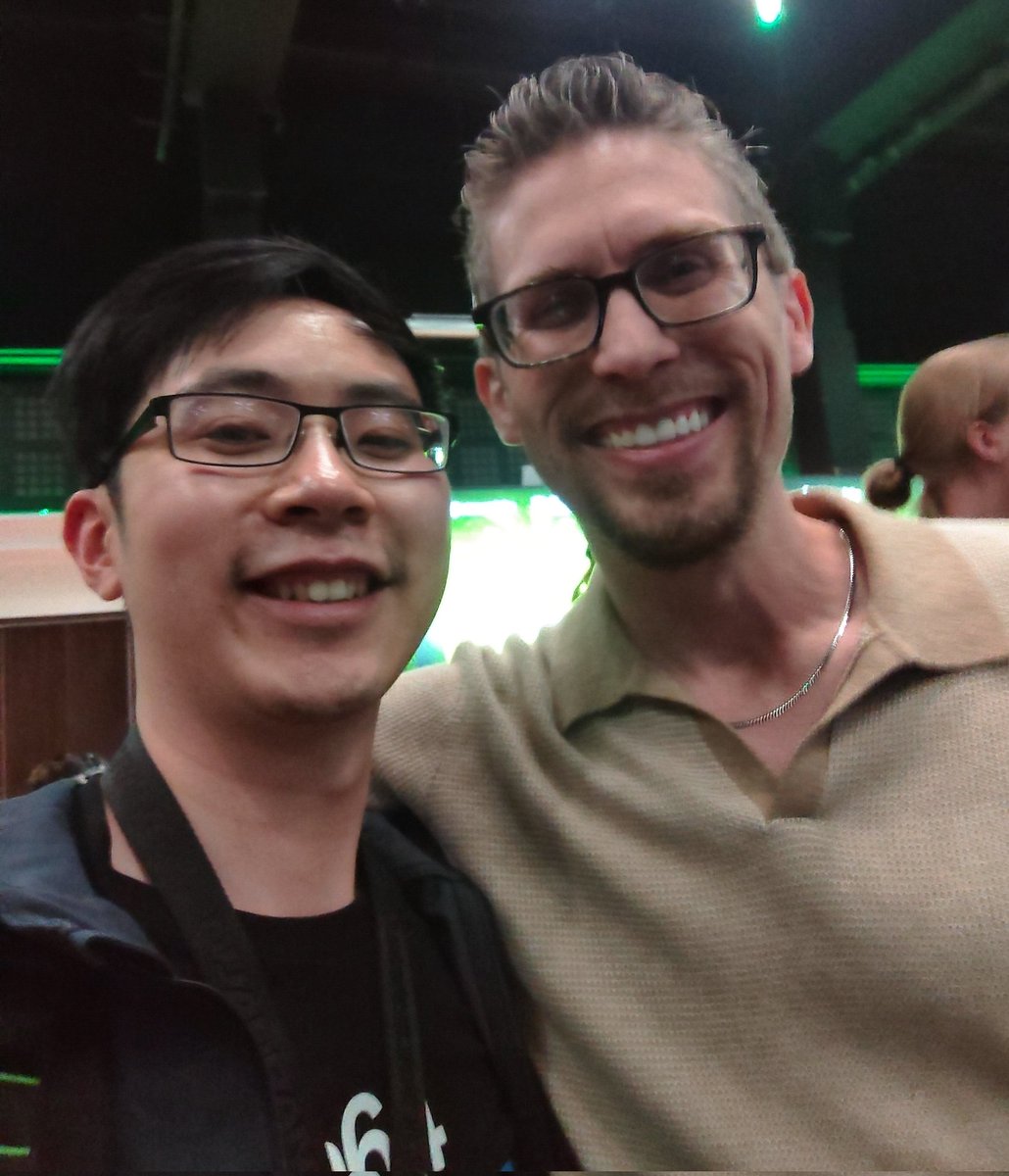 From yesterday, had to get a photo with <a href="/Walshy/">Walshy</a> of course!