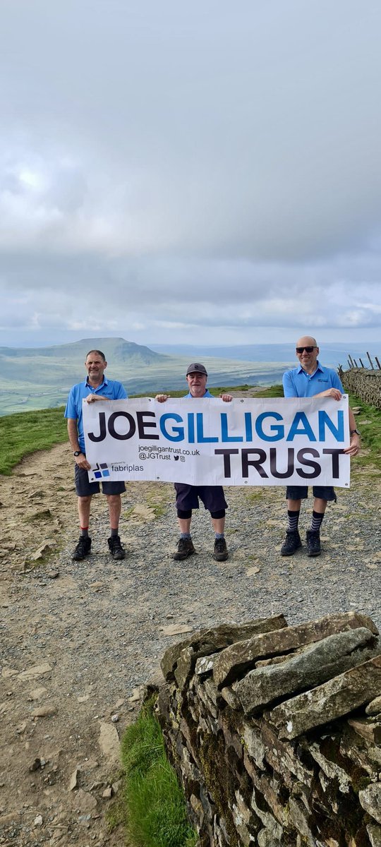 JGTrust's tweet photo. Today marks the first of three challenges for our incredible fundraisers ‘The Mad Moorlanders’ 
The Yorkshire Three Peaks Challenge. Please donate if you can and good luck to the hikers👍

https://t.co/z87WDKcKaU https://t.co/hnZGosLhSg