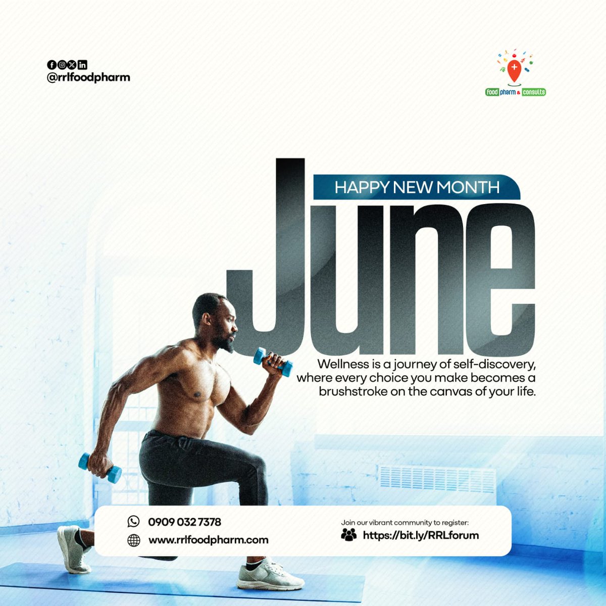 rrlfoodpharm's tweet photo. Happy new month! 🎉 Wellness is a beautiful journey of self-discovery, where every choice you make becomes a vibrant brushstroke on the canvas of your life. May this new month bring greater growth, new beginnings, or continued progress on your path to wellness. #health #trending https://t.co/Cwrofow241