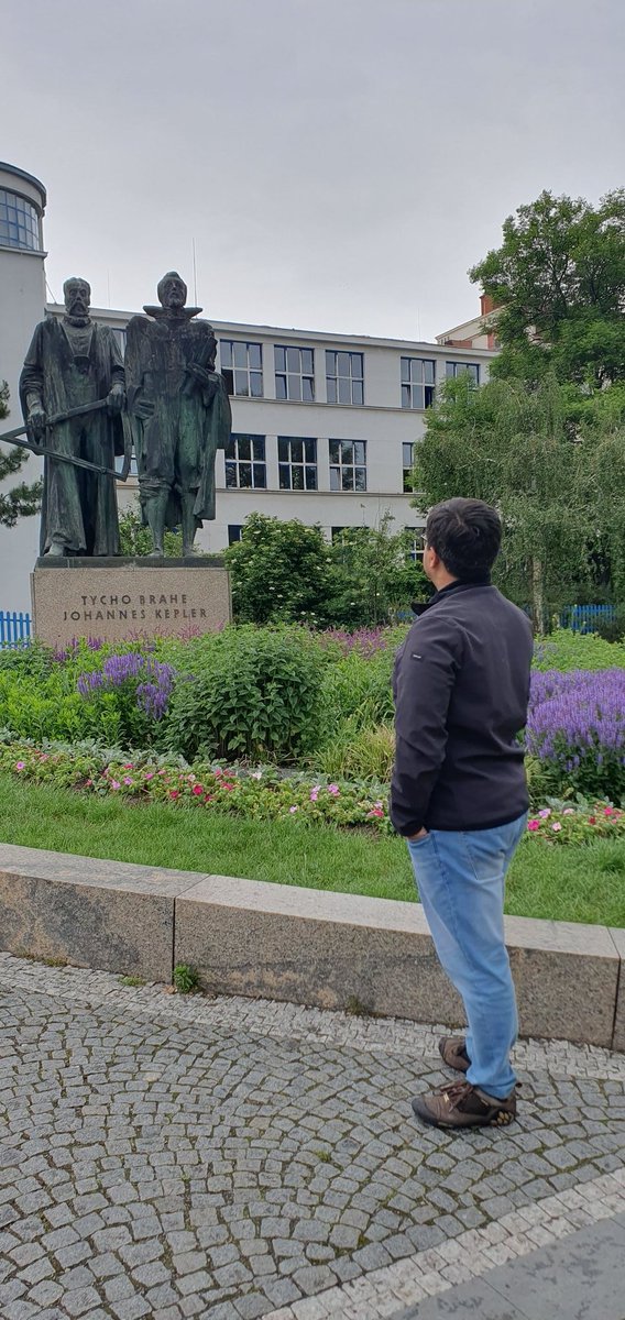 Sanatb88's tweet image. At Kepler&apos;s and Tycho Brahe&apos;s houses. Kepler formulated the famous 3 laws of planetary motion here. Modern space mission analysis, operation, planning, navigation still use these laws. It was an exciting visit at Prague! #astrodynamics #SpaceExploration #spacenavigation