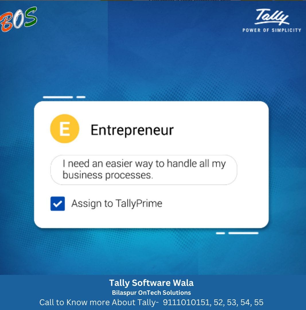 Assign all your business worries to TallyPrime.
Sort extensive data, deal in multiple currencies, generate e-invoices, and use more such features by clicking on the link in the bio.

 #tallykorba #tallybilaspur  #tallysoftwarewala #bilaspurontechsolutions #thinktallythinkbos