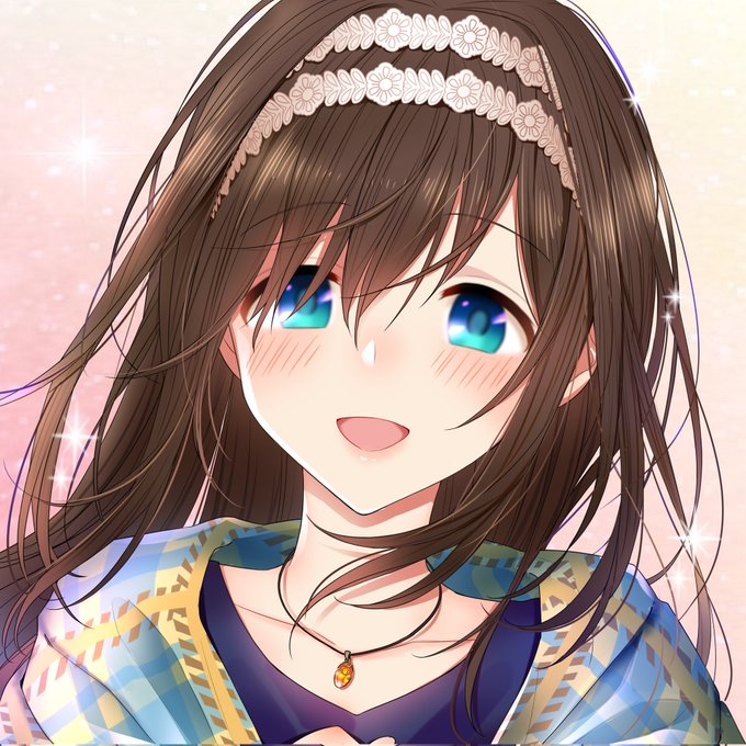 「brown hair necklace」 illustration images(Latest)