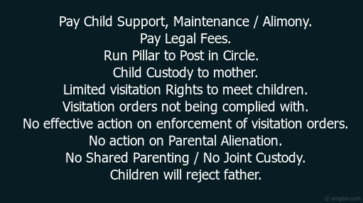 <a href="/voiceformenind/">Voice For Men India</a> <a href="/KapilSibal/">Kapil Sibal</a> visit Family Courts someday.. 
Situation of most Fathers at Family Courts..
