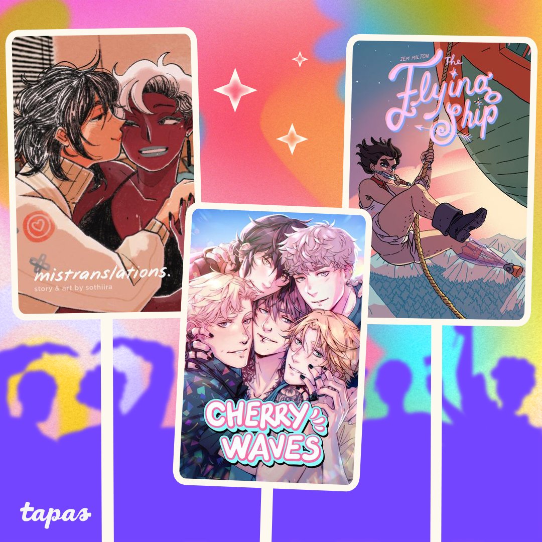 tapas_app's tweet photo. 🌈Happy Pride Month, Tapas fans!✨

We're spotlighting 9 talented creators who bring diverse and powerful voices to life. Explore their works and let’s celebrate Pride together! 💕📚

Click the thread ⬇️ to support and connect with the creators! 💛 https://t.co/0GmFjluL1c