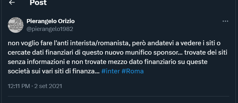 pierangelo1982's tweet image. io signor nessuno nel 2021 su #digitalbits... poi c'è chi lavora per ilsole24ore o altri giornali d'informazione che non ci arrivava... nel 2021 google e internet esistevano già... #inter