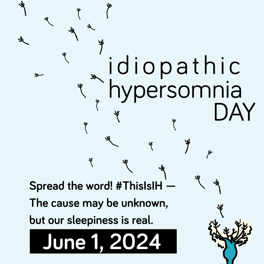 Project Sleep (@project_sleep) on Twitter photo #ThisIsIH - The cause may be unknown, but our sleepiness is real. We are joining <a href="/HypersomniaNews/">Hypersomnia Fdn</a> today, June 1, 2024 to spread awareness and celebrate Idiopathic Hypersomnia Day.
To learn more about #IH and participate in IH Day, go to - hypersomniafoundation.org/ihday. #ThisIsIH - The cause may be unknown, but our sleepiness is real. We are joining <a href="/HypersomniaNews/">Hypersomnia Fdn</a> today, June 1, 2024 to spread awareness and celebrate Idiopathic Hypersomnia Day.
To learn more about #IH and participate in IH Day, go to - hypersomniafoundation.org/ihday.