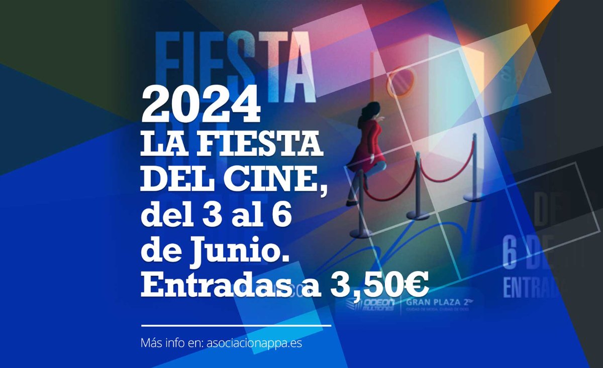 🔈 La fiesta del cine llega del 3 al 6 de junio con entradas a 3,50 euros.