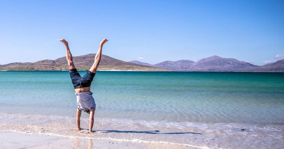 Handy man: 'We visit the Isle of Lewis at least once a year to visit my mother's resting place in Stornoway,' says Raj Gola from West Bromwich See more images from around Scotland here ➡️ bbc.in/3yADVC4 Send us more of your great shots to scotlandpictures@bbc.co.uk