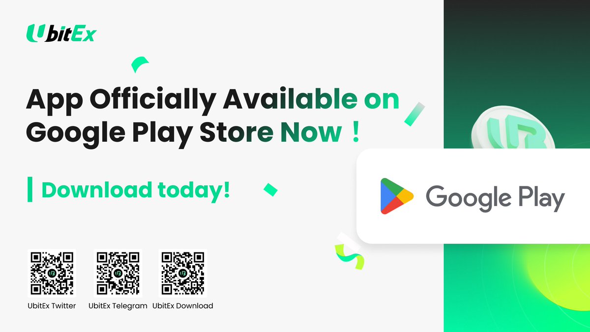 📢 We are thrilled to announce that the #UbitEx #APP is now officially available on the #GooglePlayStore! 🎉📱 

Android users can download or update the app to enjoy our latest features and improvements.

Thank you for your continued support!