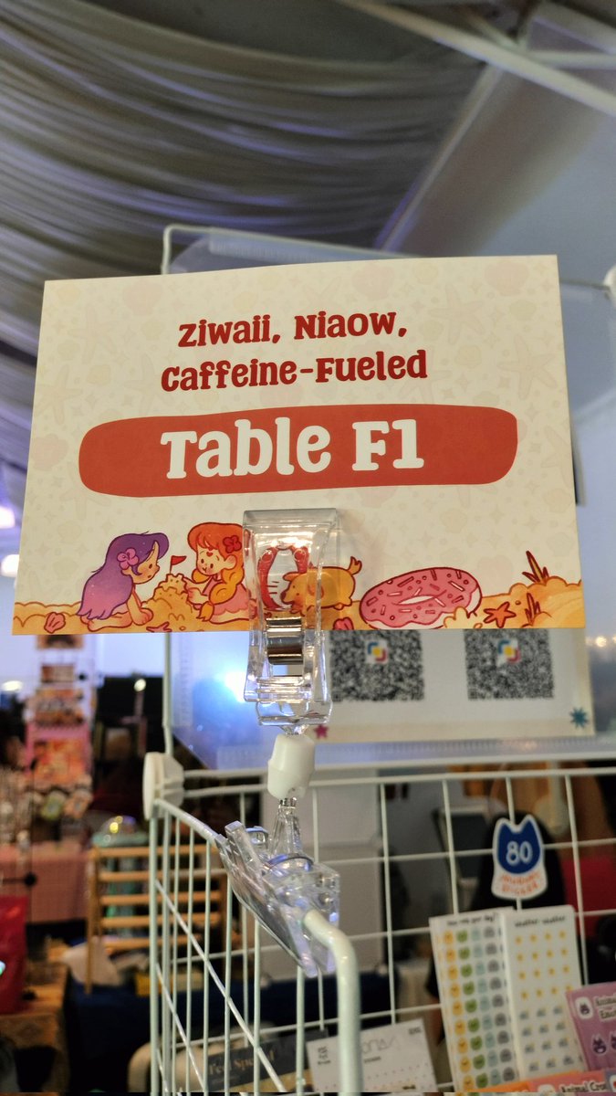 _niaow's tweet photo. We're hereee !!! drop by at Table F1

tablemates with @ziwaii &amp; @/caffeine-fueled ✨✨ https://t.co/DvnUGDImQI