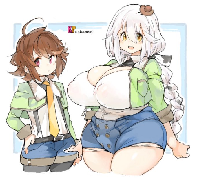 ずいぶん前にサチトさん@Himazin88に描いてもらったオレとぽむちゃんがいまだに可愛すぎて大好き 