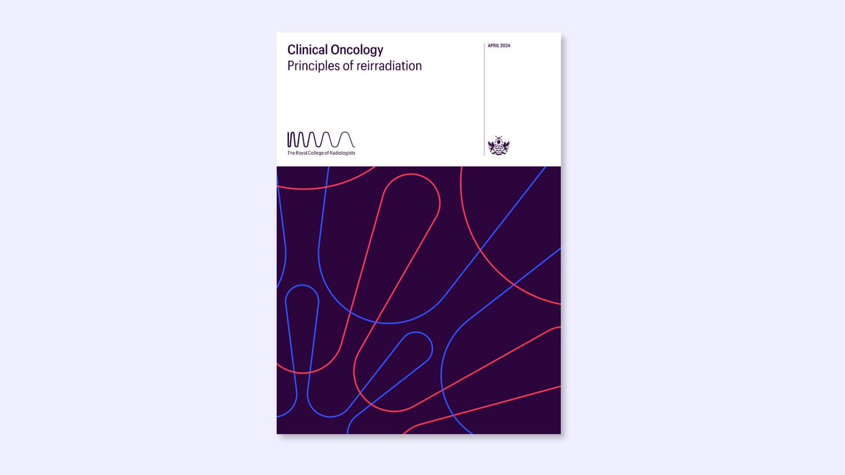 We’re pleased to announce the publication of ‘Principles of reirradiation’. These principals have been produced to guide and support clinicians in contentious areas of practice that lack strong evidence. 🔗 rcr.ac.uk/our-services/a…